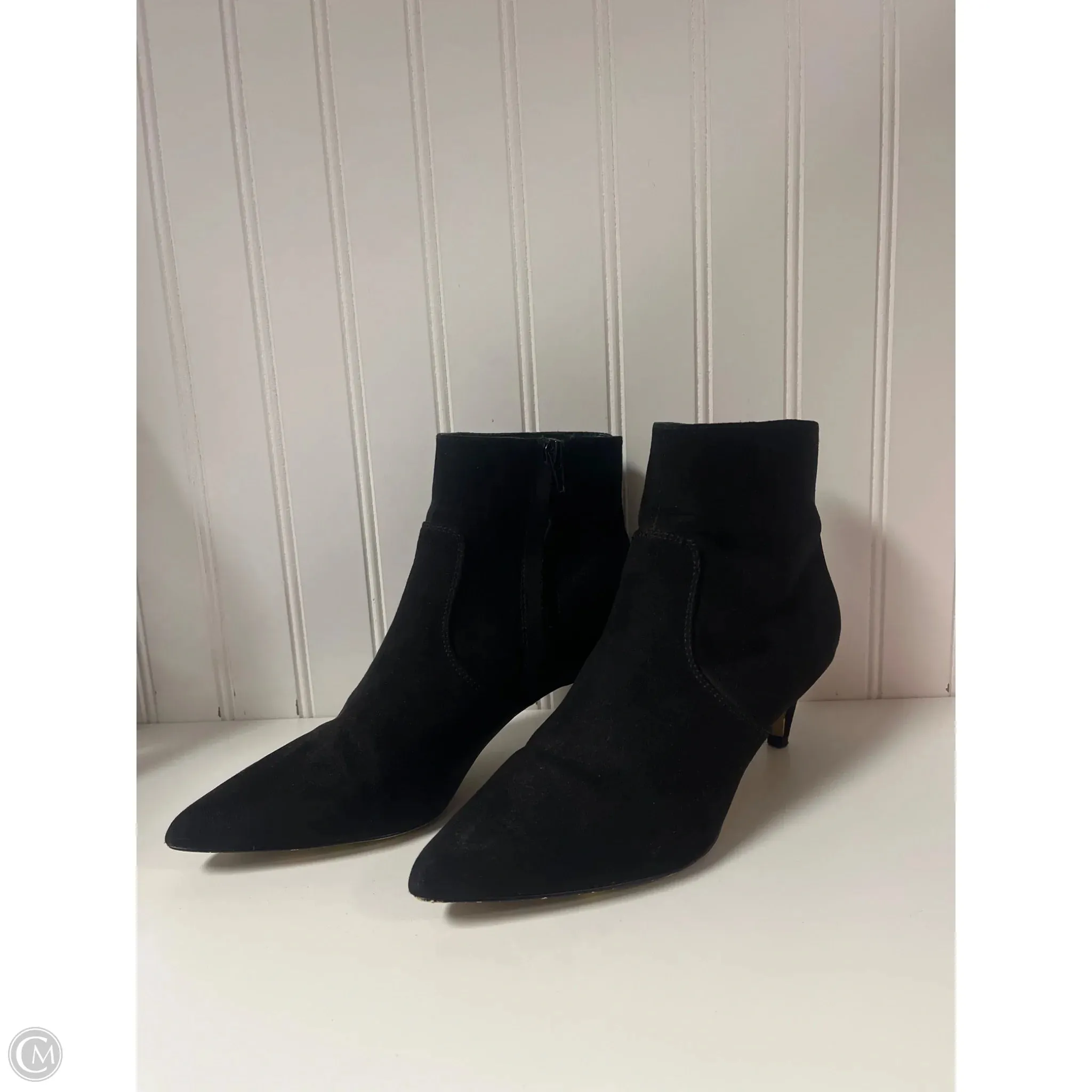 Boots Ankle Heels By Express In Black, Size: 8 Freedom Move Stage Day