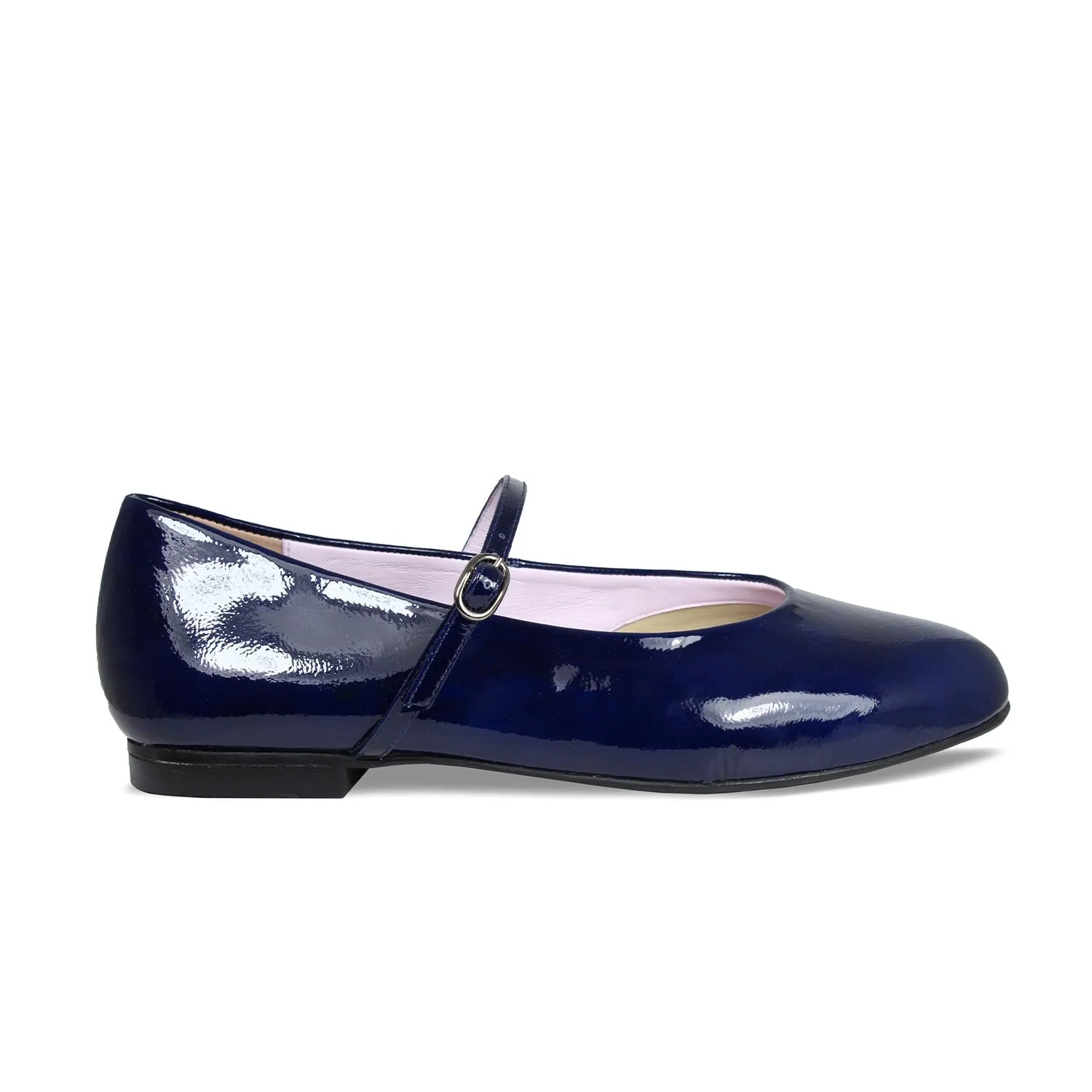 London: Navy Patent Leather Cold Proof
