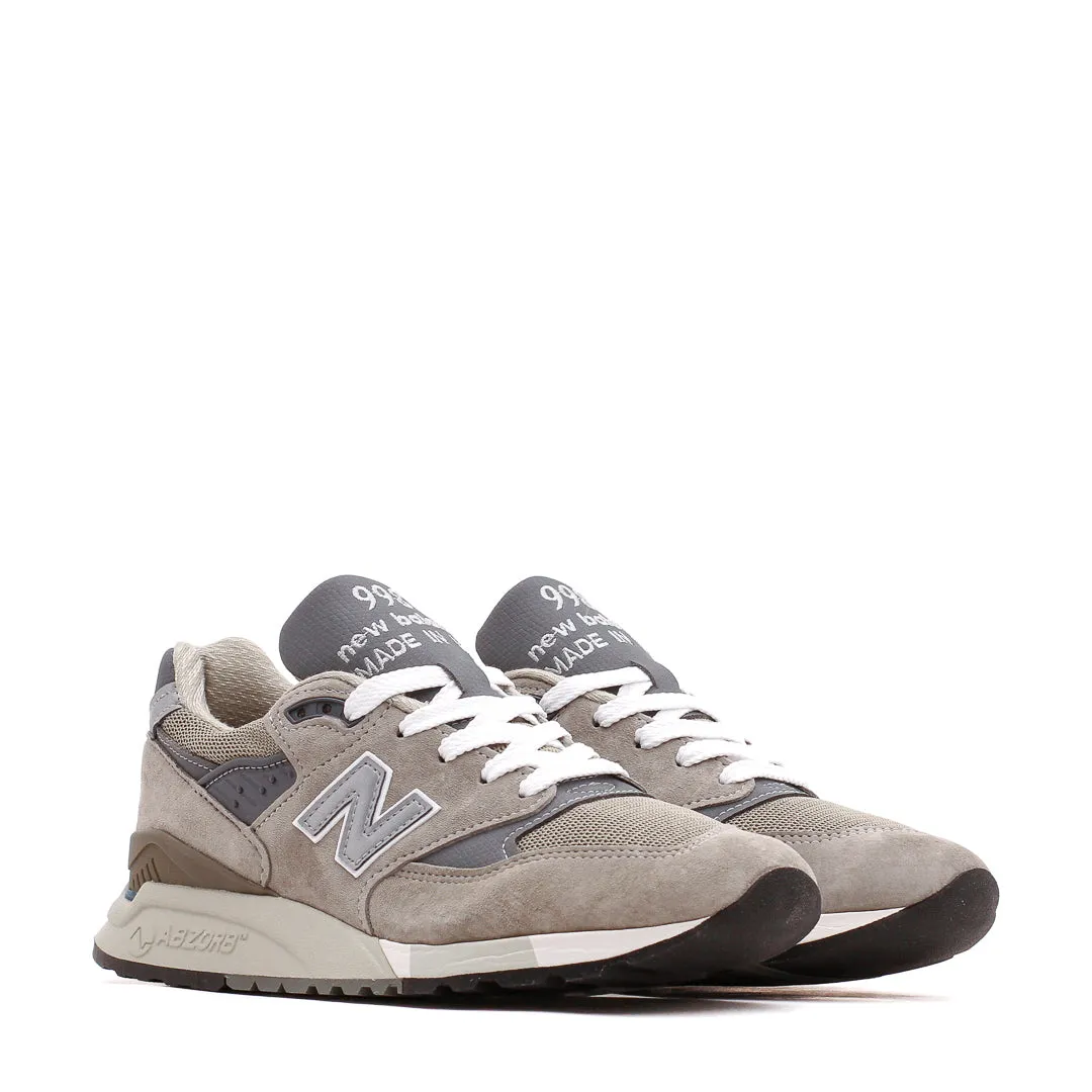 New Balance Unisex 998 Grey Made In USA U998GR superior - craftsmanship Aerodynamic Profile