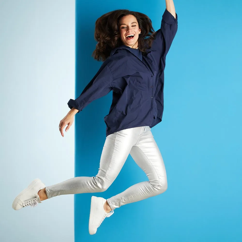 Feather: White Leather Easy Lifestyle