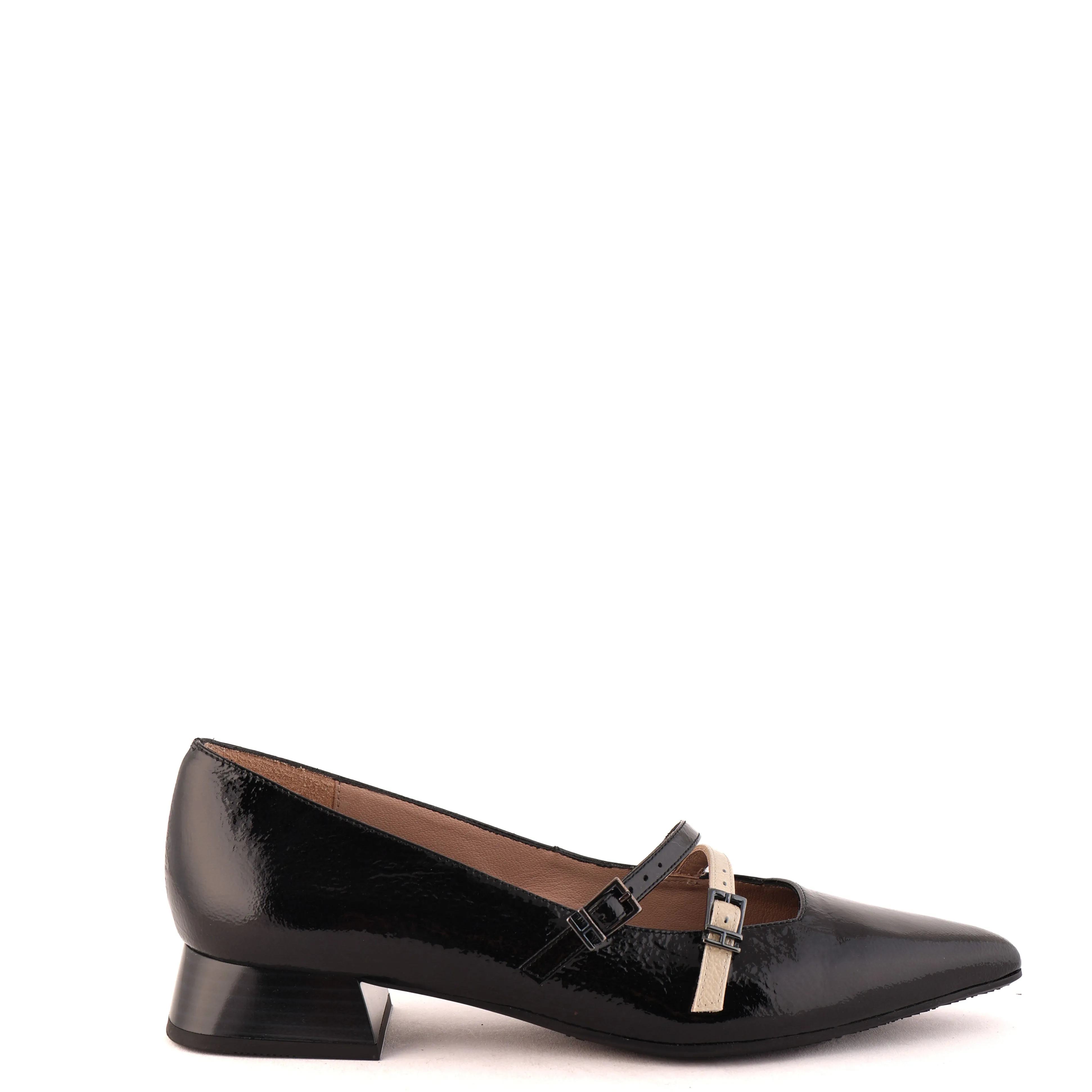 SEBASTIAN Black Patent Slip-On Comfort Shoes Team Play