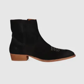 Ziggy Chelsea Boot Black Suede Insulated Snow Trekker NYC Street
