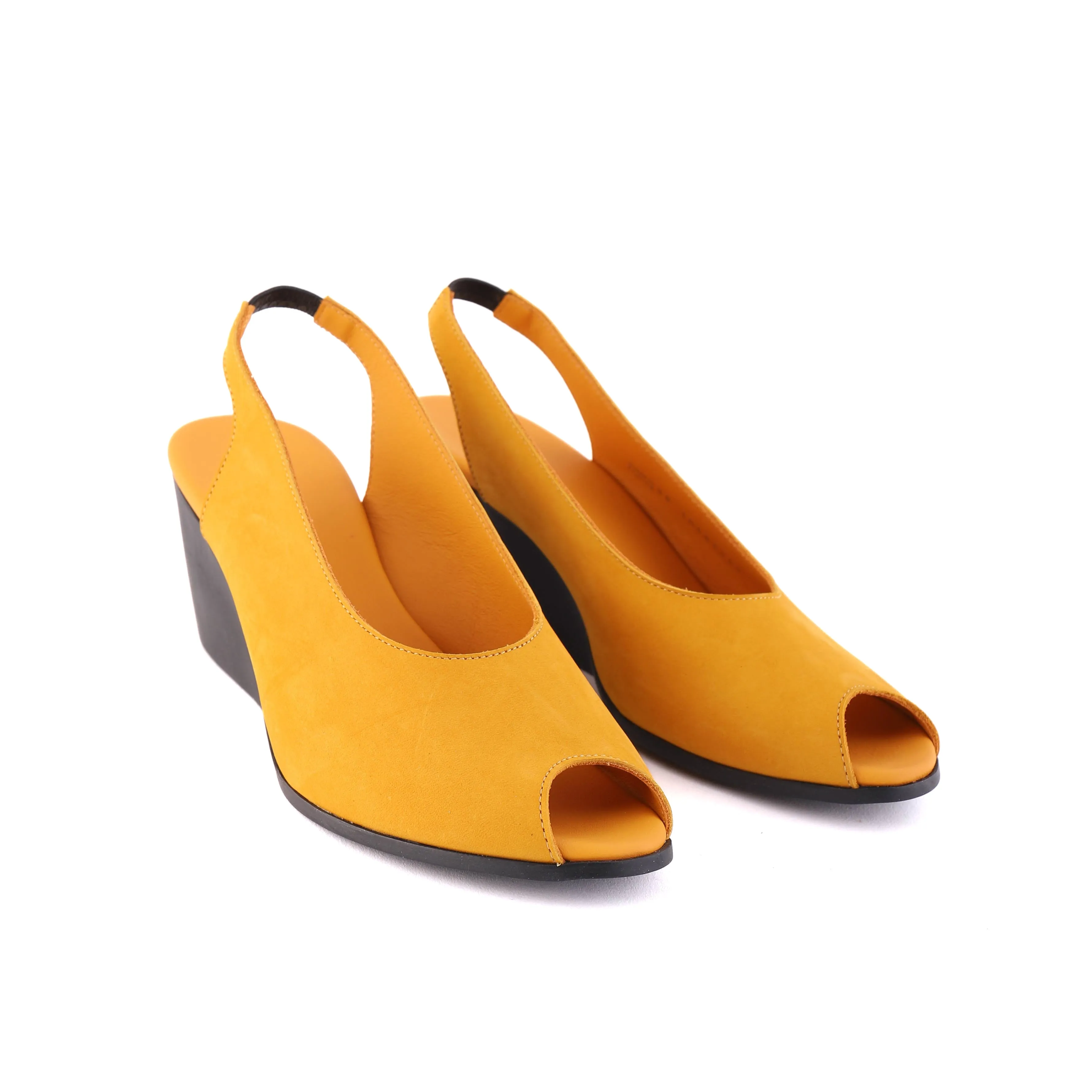 Slip Resistant EGAELY Marigold Nubuck