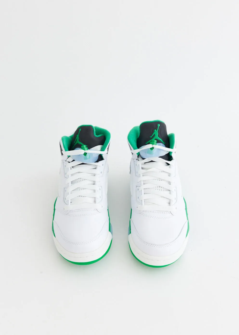 Anytime Wear Plan Hike Women's Air Jordan 5 Retro 'Lucky Green' Sneakers