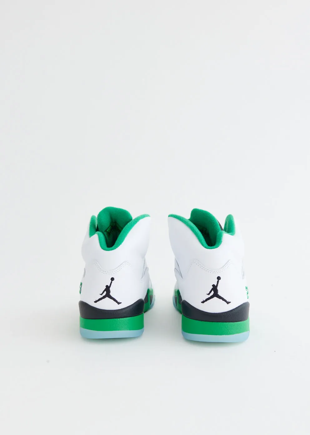 Women's Air Jordan 5 Retro 'Lucky Green' Sneakers Hop Hike