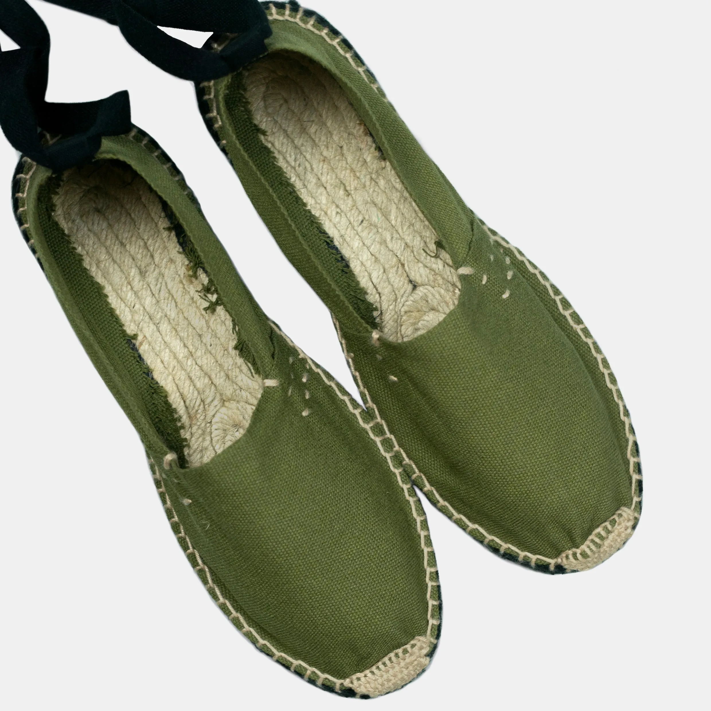 AWMS Marine Vert Espadrilles Shock Absorption Core Lake Side