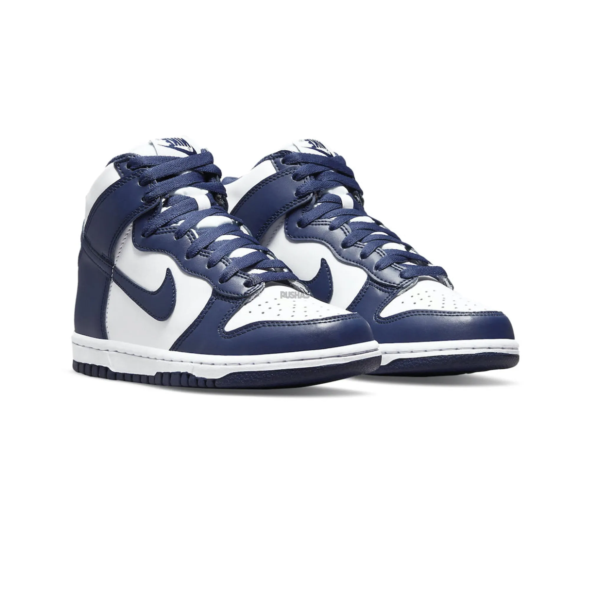 Nike Dunk High 'Championship Navy' GS (2021) Retro-inspired Speed-Friendly