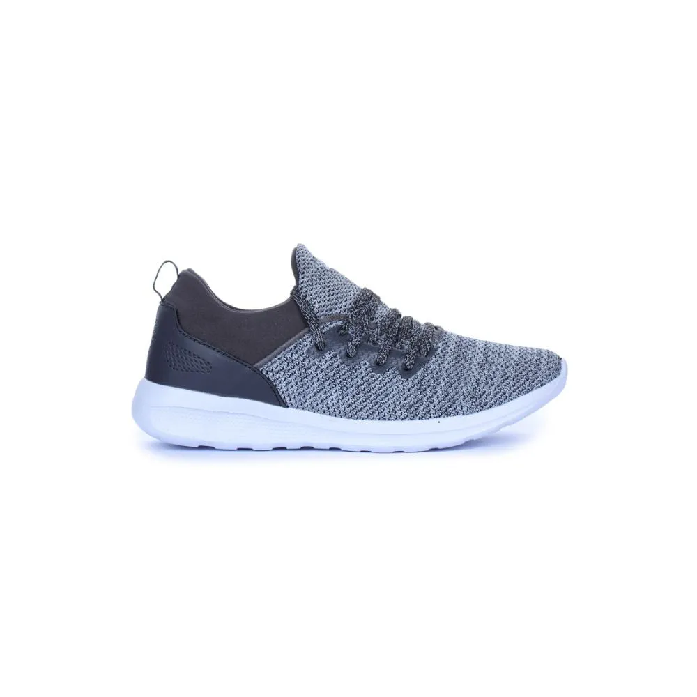 Force 10 By Liberty Men Sports Grey Running Shoes Snug Collar EVA Midsole Technology