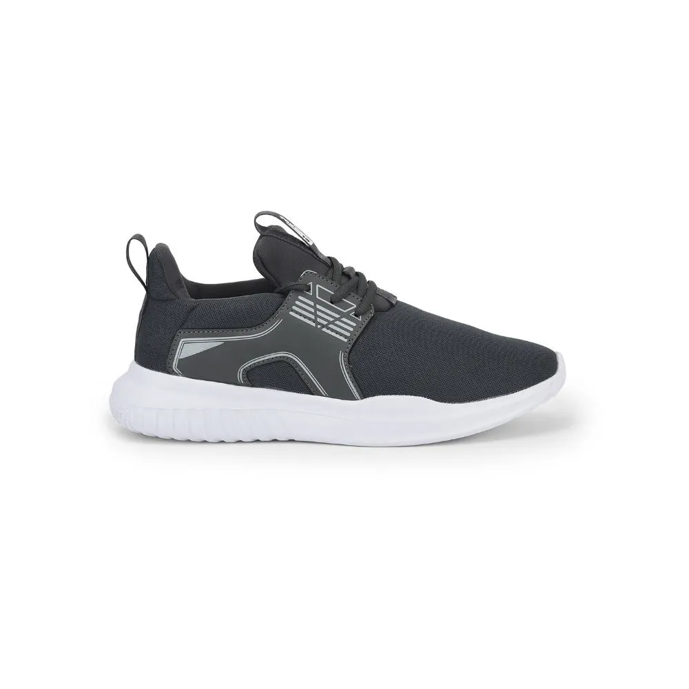 sprinters' shoes FORCE 10 Sports Lacing Shoe For Men (Grey) CASEW-E By Liberty