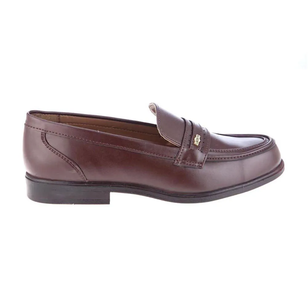 Soft Finish Fortune (Brown) Classic Loafer Shoes For Men ARMANI By Liberty