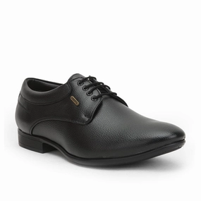 Breathable Lining Fortune (Black) Formal Lace Up Derby Shoes For Men HOL-110 By Liberty