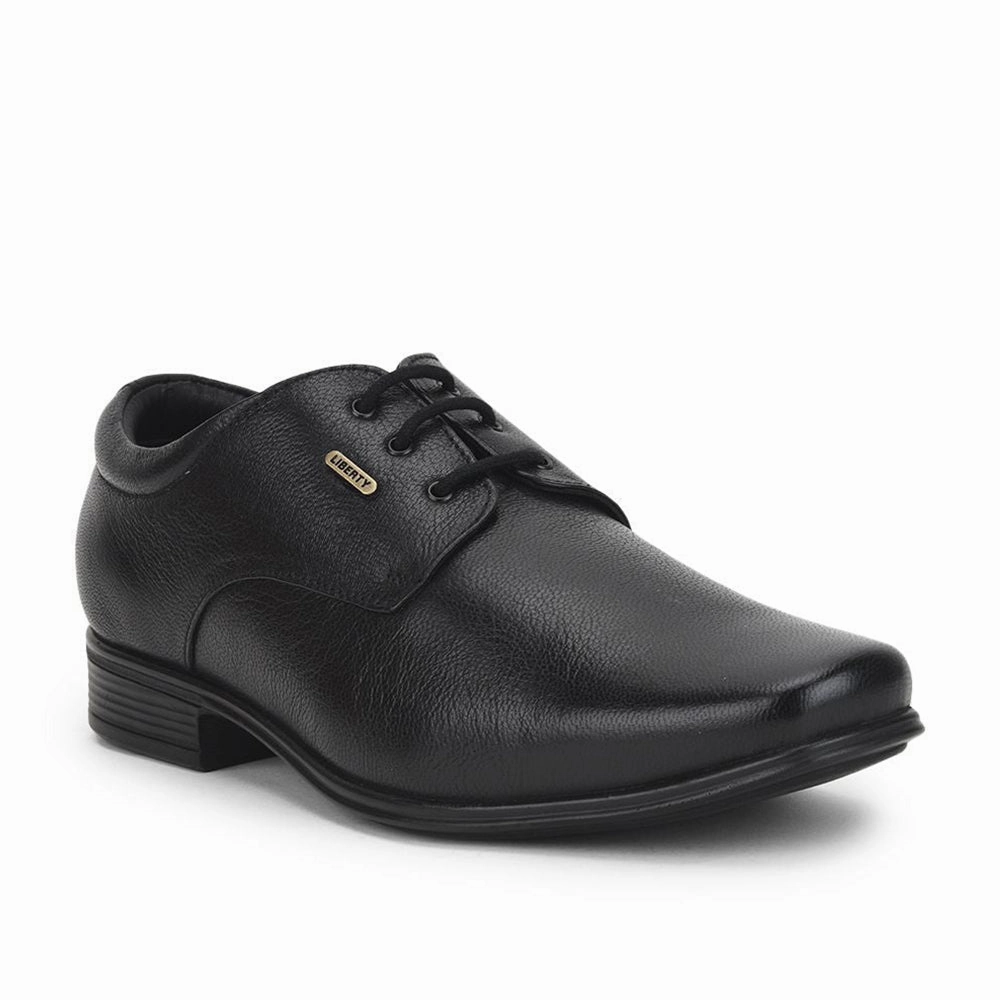 Step Flexibility Fortune (Black) Formal Lace Up Derby Shoes For Men Uvl-305 By Liberty
