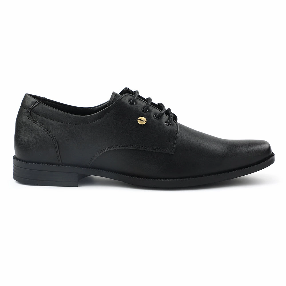 Foot Relief Gentle Step Support Fortune Black Formal Lacing Derby Shoes For Men BENSTOCK1E By Liberty