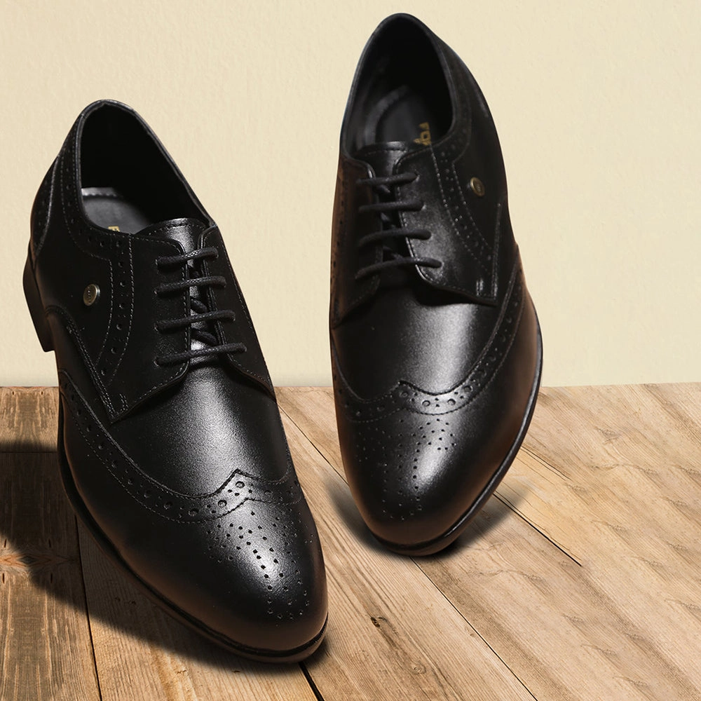 Fortune Black Lacing Formal Oxford Shoes For Men BELGIUM01E By Liberty Smooth Leather Oxfords Comfort Fit Dress Code Fit