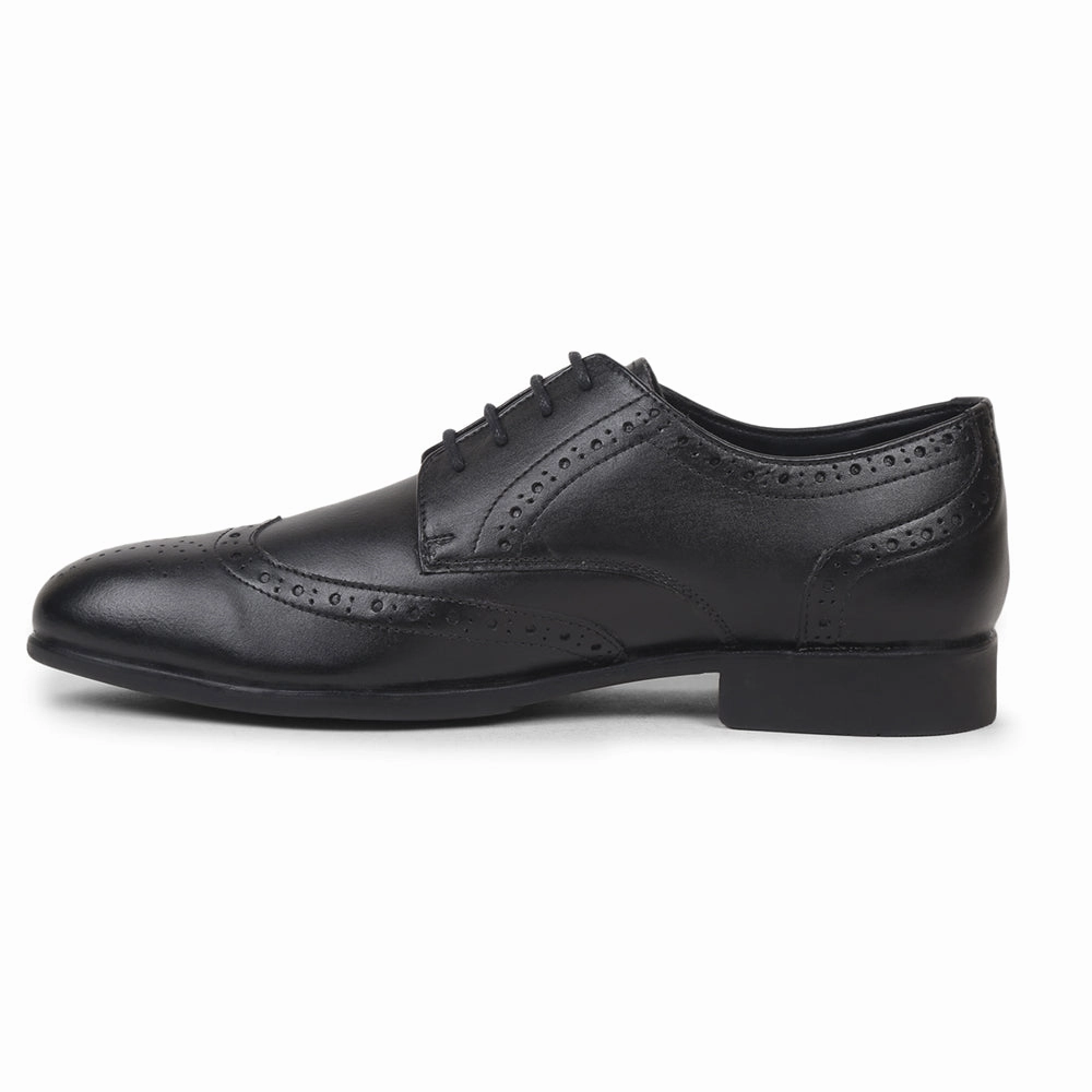Fortune Black Lacing Formal Oxford Shoes For Men BELGIUM01E By Liberty Business Leather Shoes Office Shoes