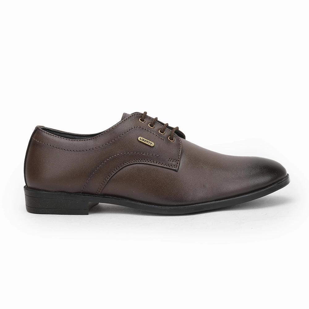 Fortune (Brown) Formal Lace Up Derby Shoes For Men HOL-109 By Liberty Classic Fit Fast Paced