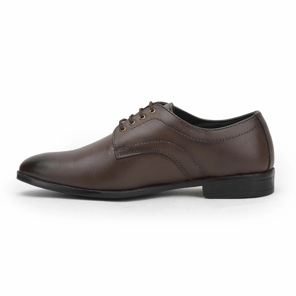 Lightweight Office Comfort Fortune (Brown) Formal Lace Up Derby Shoes For Men HOL-109 By Liberty