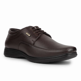 Dress Approved City Proof Fortune Brown Formal Lacing Derby Shoes For Men HOL-131E By Liberty