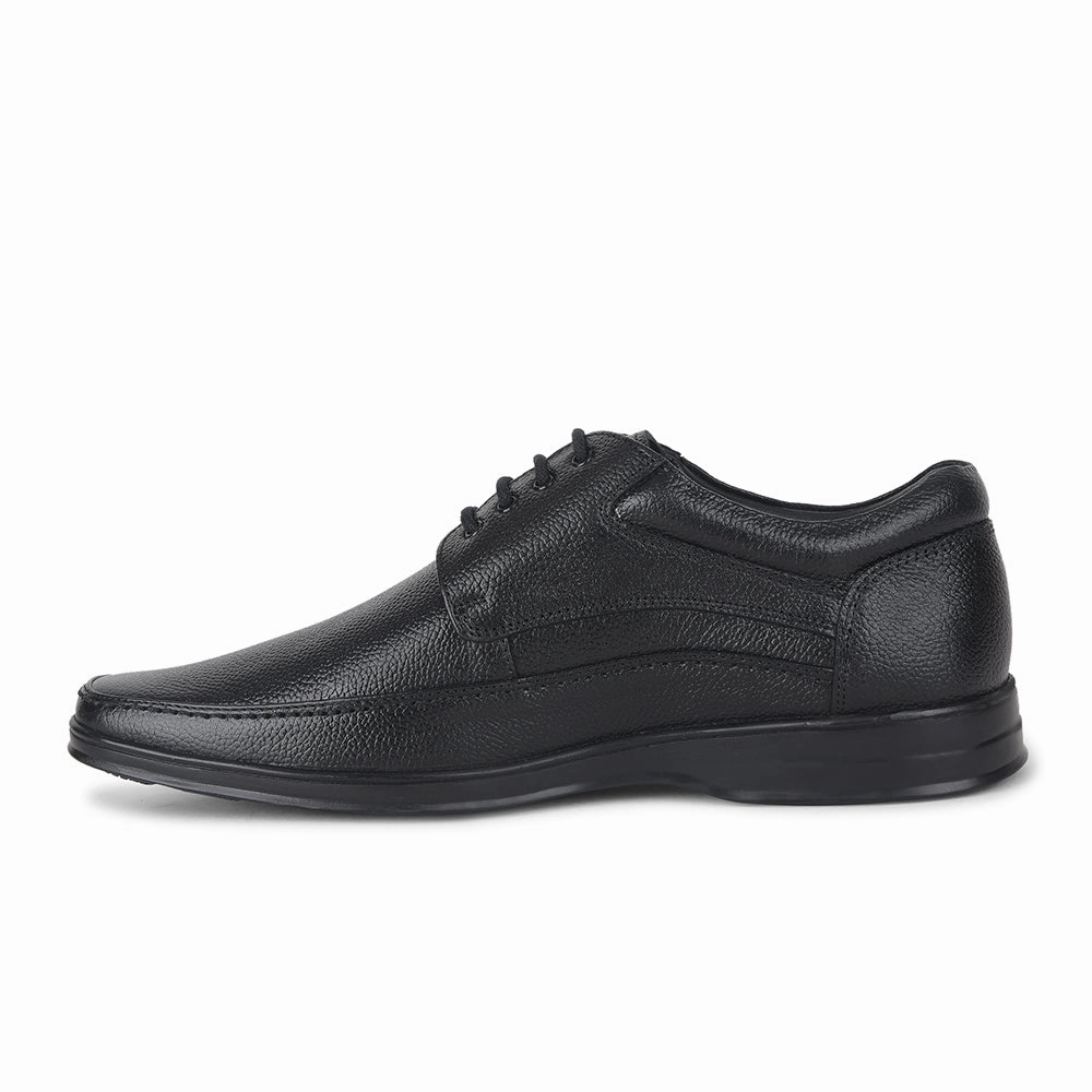Fortune by Liberty Men LOM-602 Black Formal Lacing Derby Shoes Warm Lining Arch support