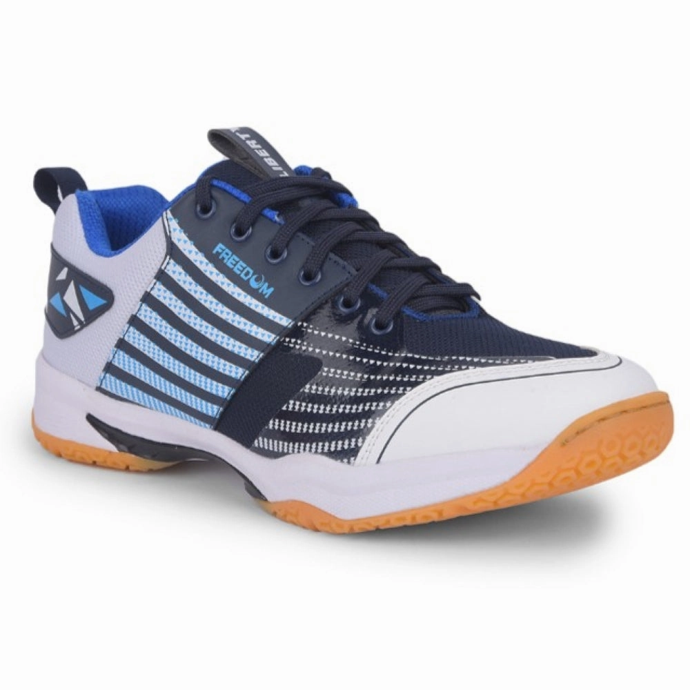 FREEDOM Sports Navy Blue Badminton & Pickleball Shoes For Men GRIPPER-02 By Liberty Lifestyle Trend Arch Fit