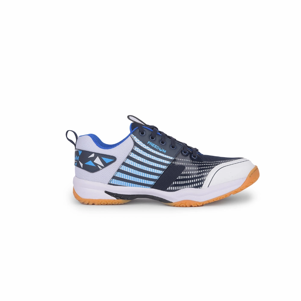 All Fit FREEDOM Sports Navy Blue Badminton & Pickleball Shoes For Men GRIPPER-02 By Liberty