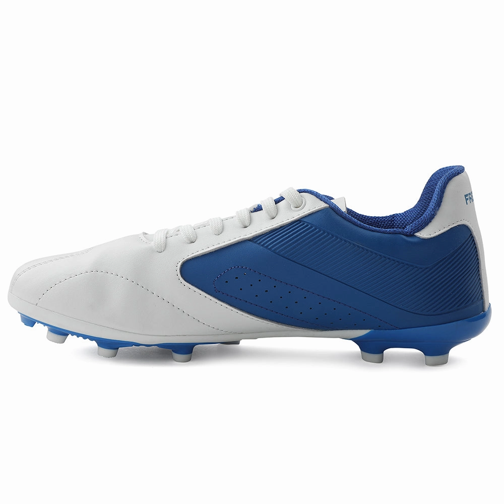 dry weather Turf Ready Freedom White Sports Lacing Football Shoes For Men HUFF By Liberty