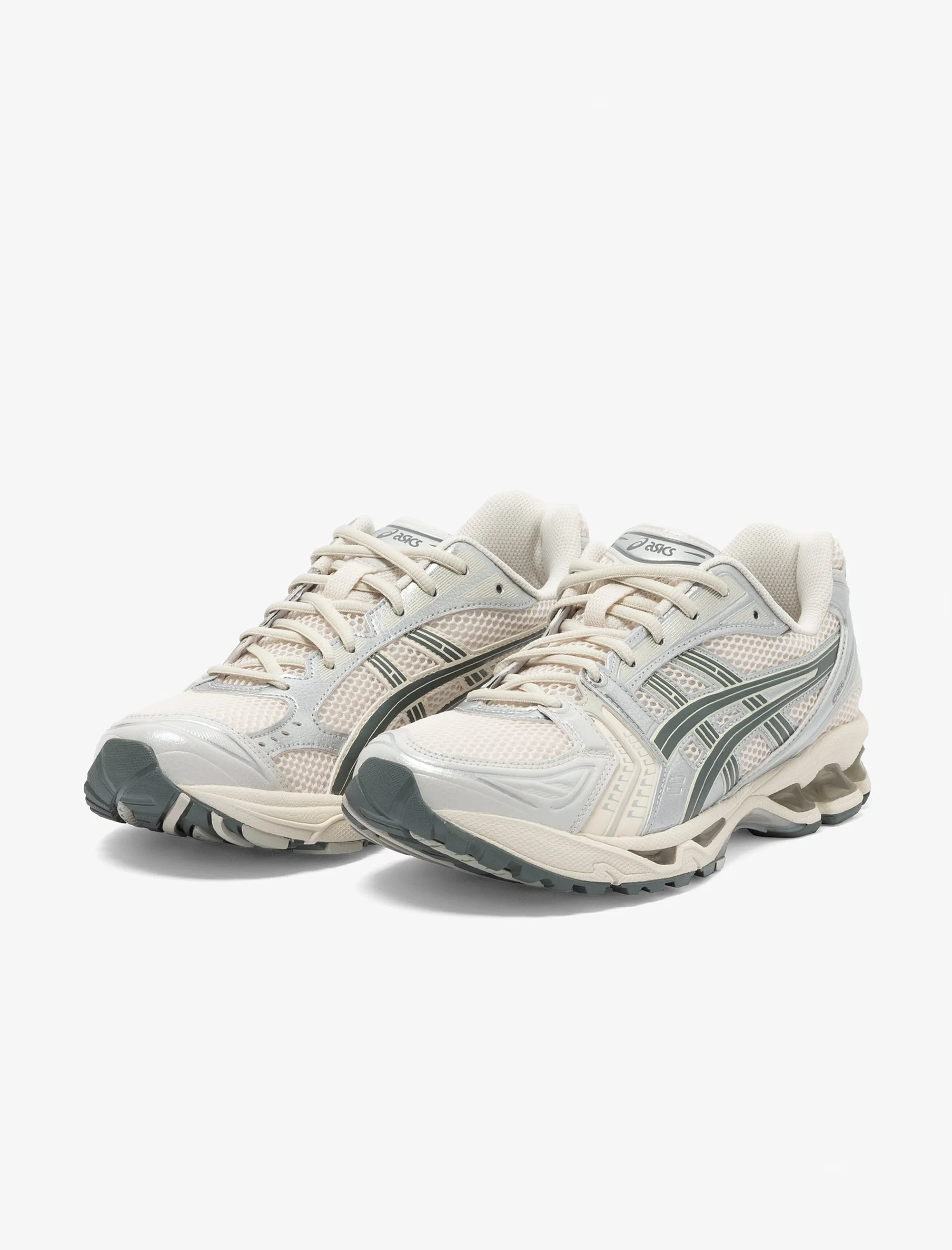 Gel-Kayano 14 (Birch/Dark Pewter) Leisure Ready Minimalist Design
