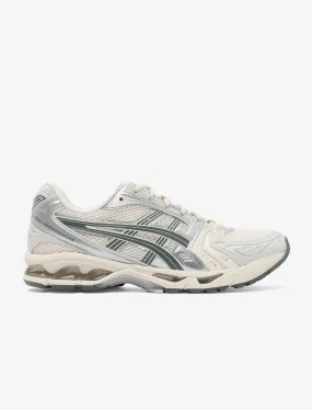 Gel-Kayano 14 (Birch/Dark Pewter) Quiet Steps Non Slip Outsole