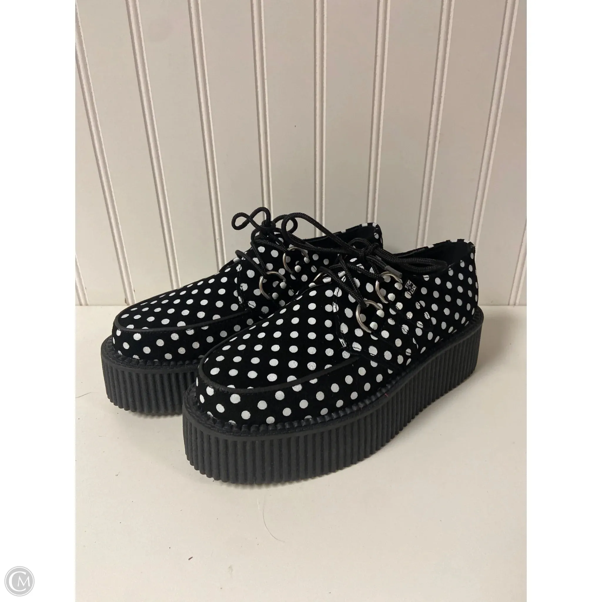 Shoes Heels Platform By Clothes Mentor In Polkadot Pattern, Size: 6.5 Breathable Linings City Moments