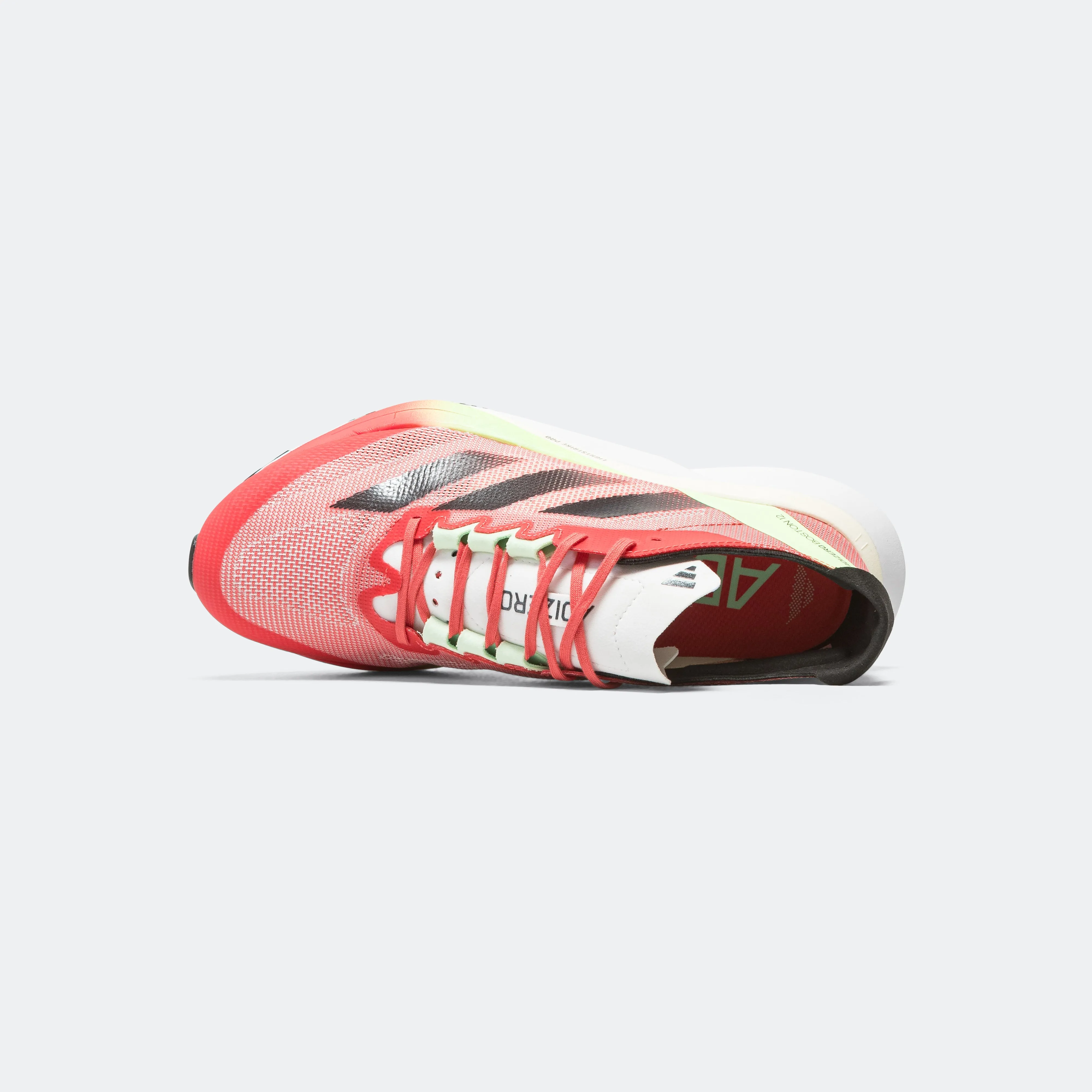Pull Tab Soft Step Design Womens Adizero Boston 12 - Preloved Scarlet/Aurora Metallic-Solar Red