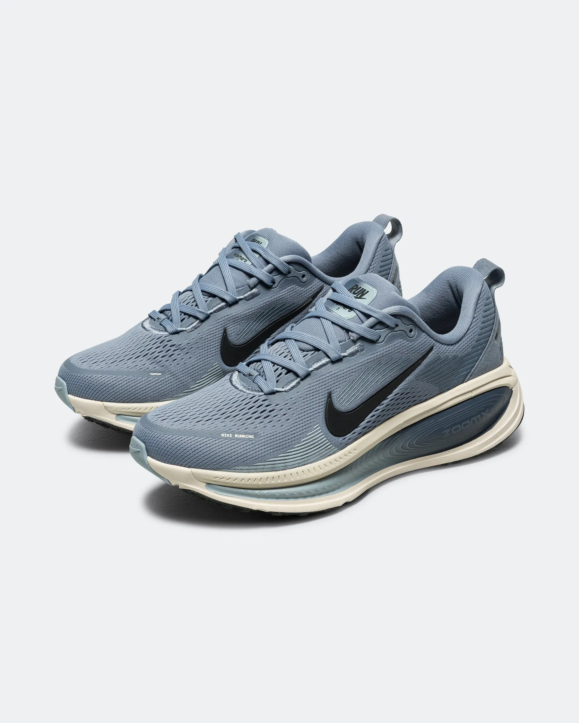 Compression Molding EVA sole Mens Vomero 18 - Ashen Slate/Anthracite-Diffused Blue