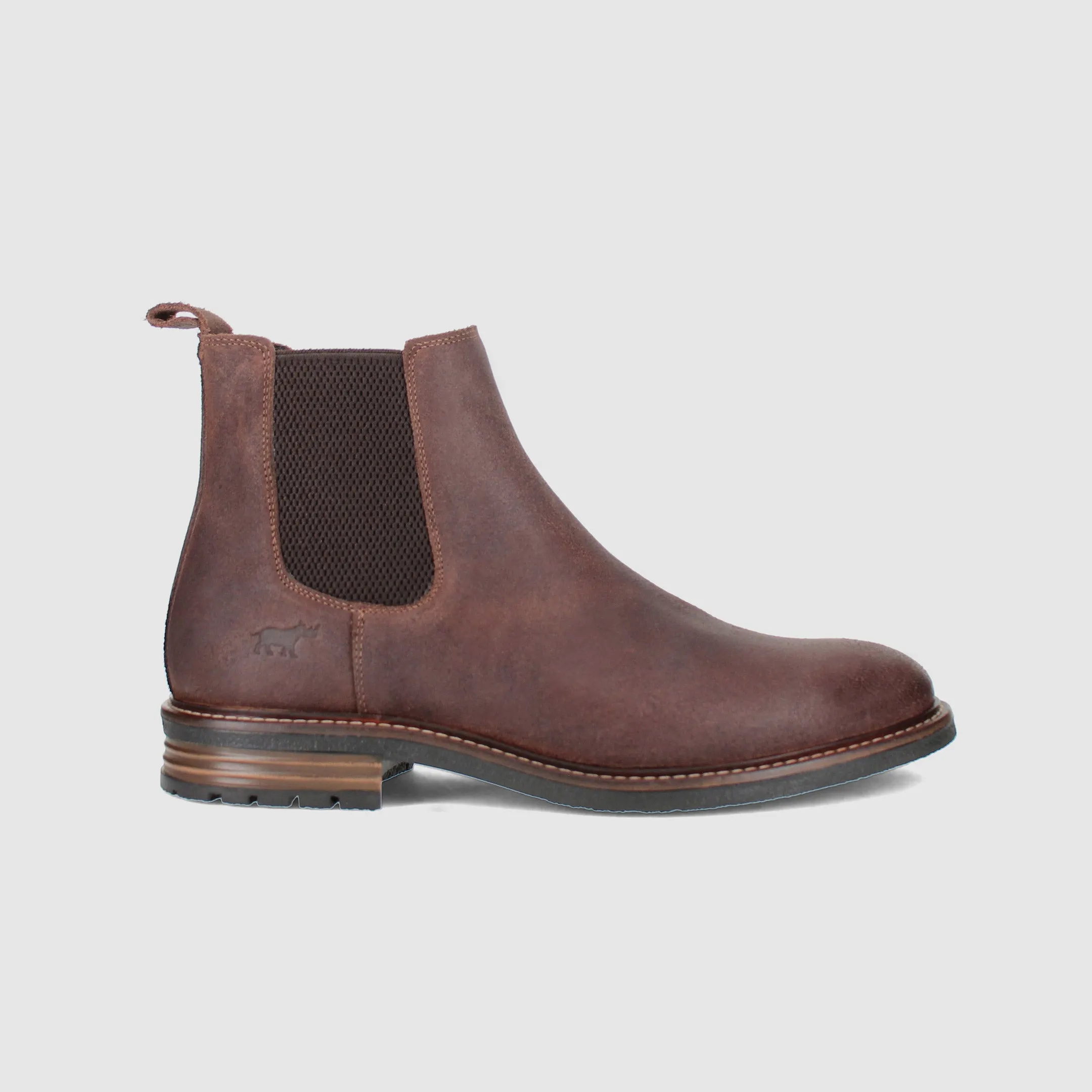 Country Side Grand Chelsea Boots Dark Brown