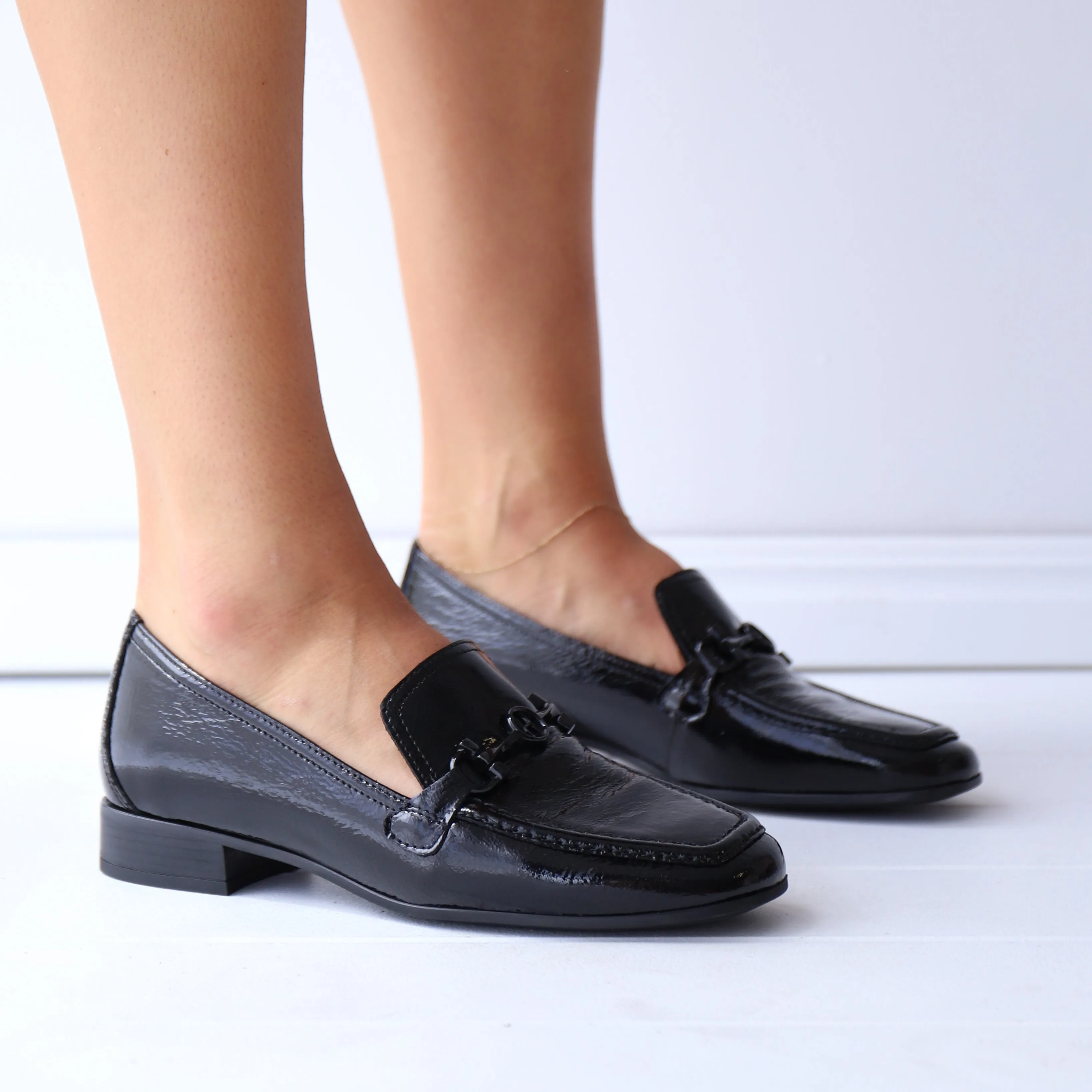 SALVADORE Black Patent Color Pop Work Ready