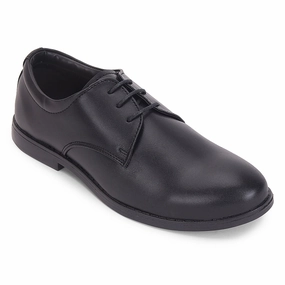 urban shoes Fortune Black Formal Lacing Derby Shoes For Men MONTRICH-E By Liberty