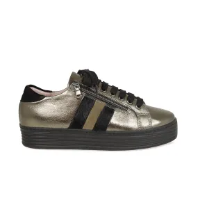 Harley Stripe: Bronze Leather & Luxe Pony Step Style Marathon Pace