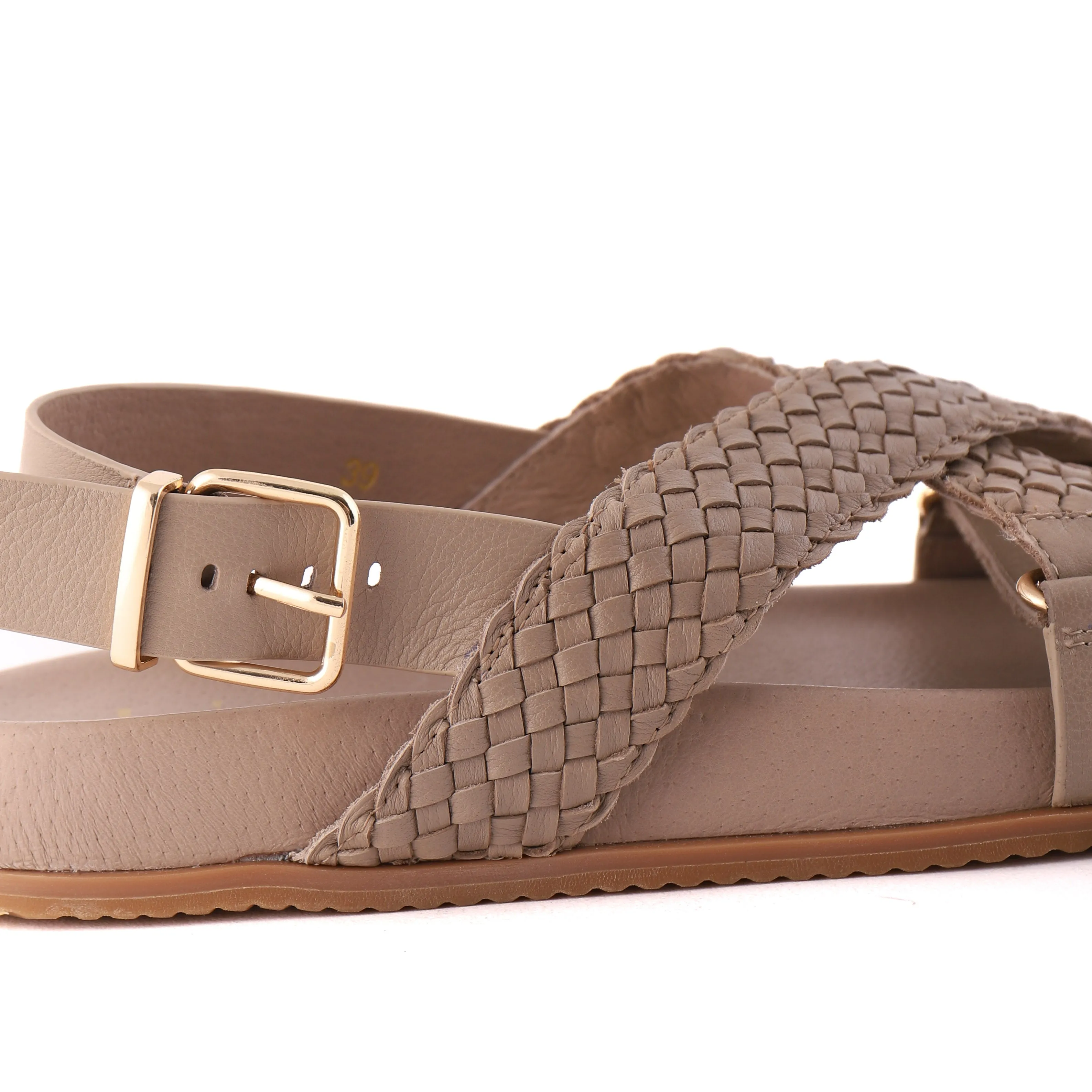 RAE PLAIT Taupe Bare Feel All Day Comfort Padding