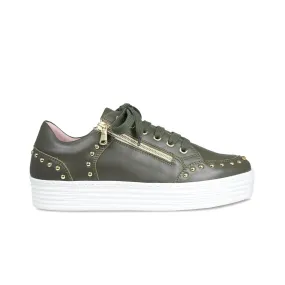 Haven: Khaki Leather Toe Space Fresh Tone