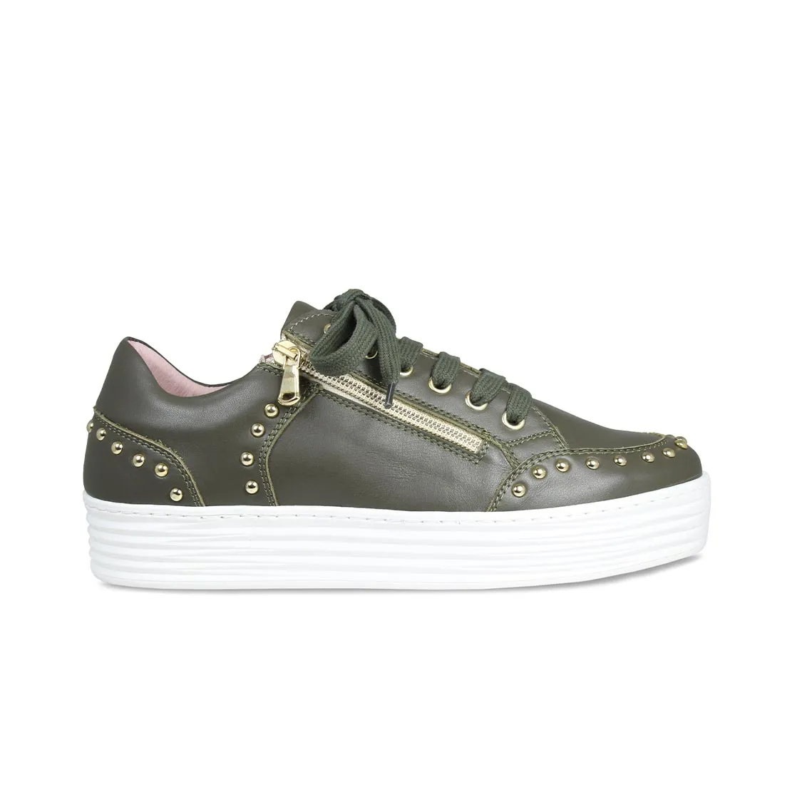 Haven: Khaki Leather Toe Space Fresh Tone