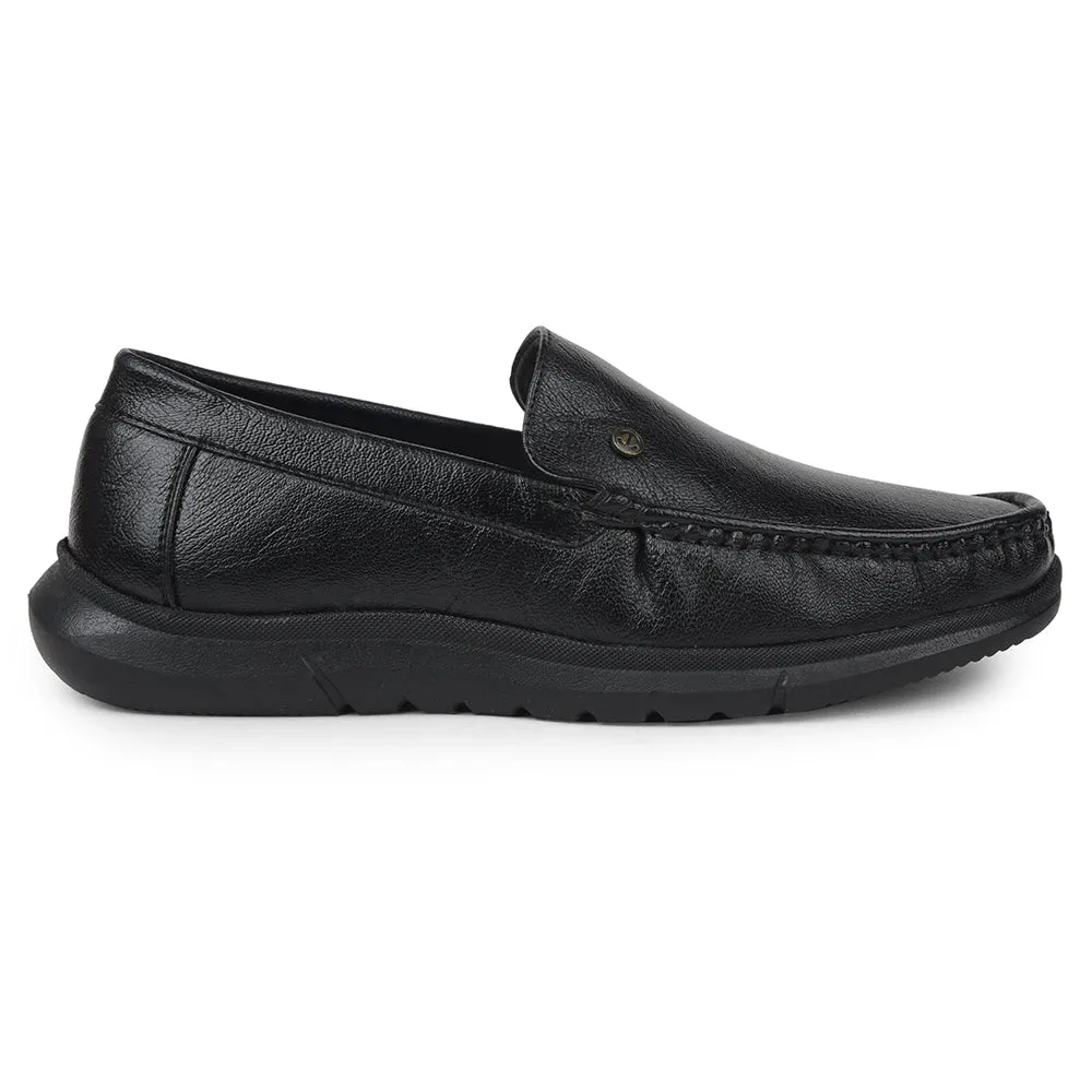 Office use Breathable Design Healers Black Formal Loafers For Mens VSL-3 By Liberty
