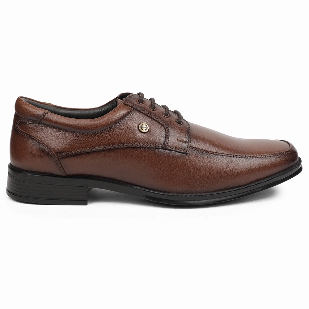 Clean Walk Breathable Modern Style Healers Brown Formal Lacing Derby Shoes For Men UDL-9 By Liberty
