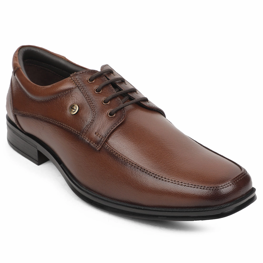 Healers Brown Formal Lacing Derby Shoes For Men UDL-9 By Liberty Office Walk Office Match