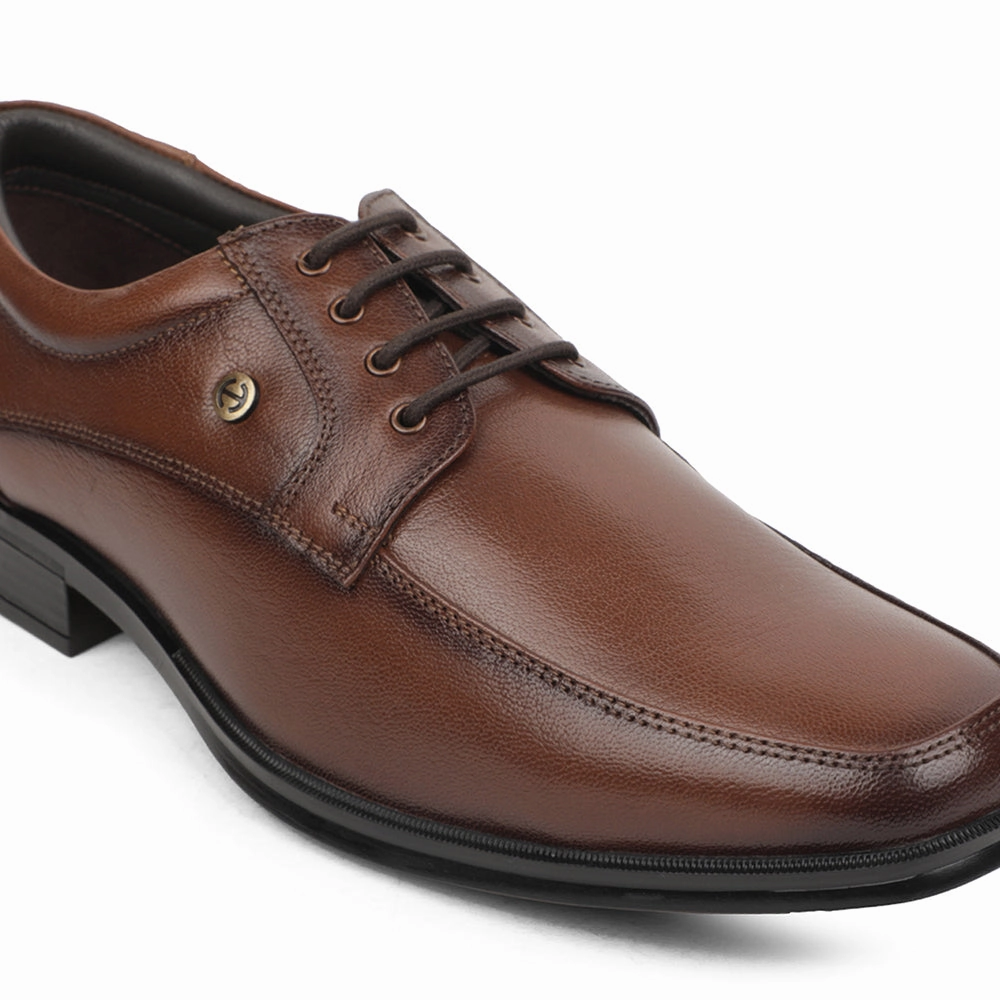 Effortless Style Healers Brown Formal Lacing Derby Shoes For Men UDL-9 By Liberty
