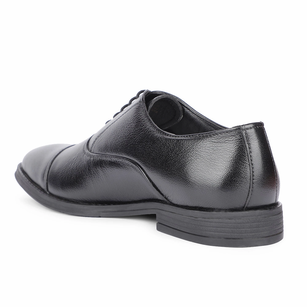 Healers Formal Black Lacing Derby Shoes For Men S201-04 By Liberty Stylish Workday Look Daily Wearer