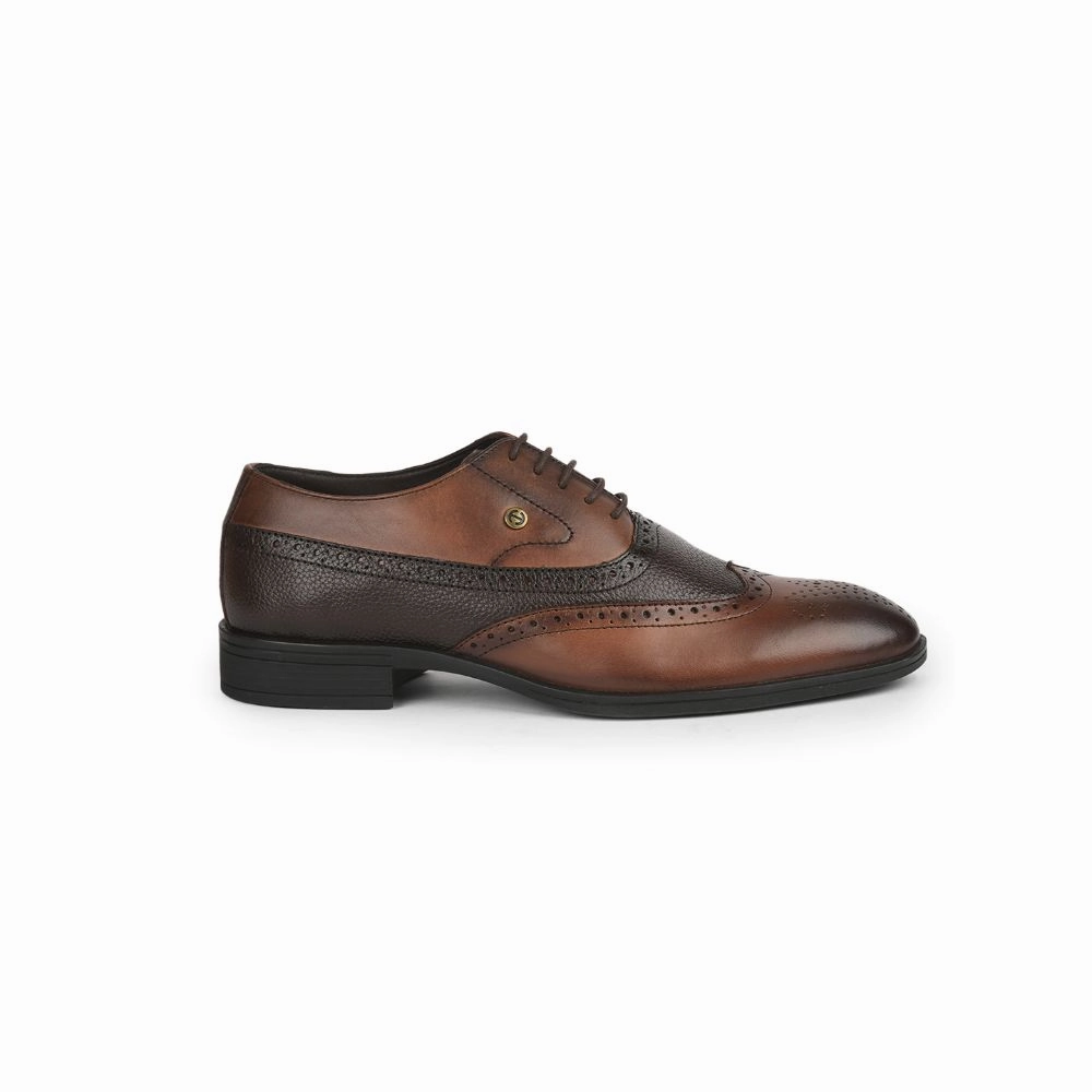 Essential Comfort Evening Oxfords Healers Formal Brown Lacing Brogue Shoes For Men AV-20 By Liberty
