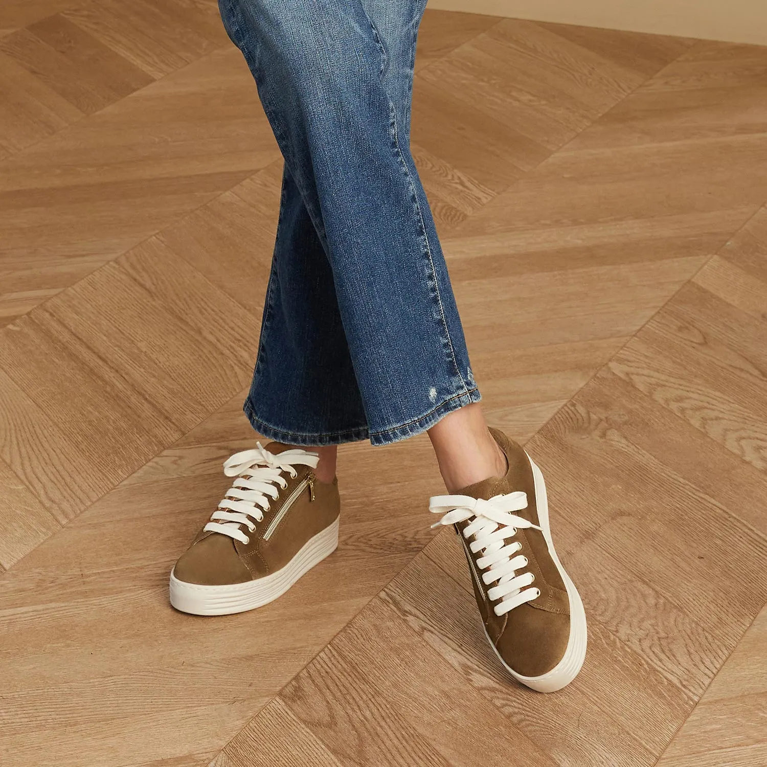 clean look Active Day Hero: Tan Suede