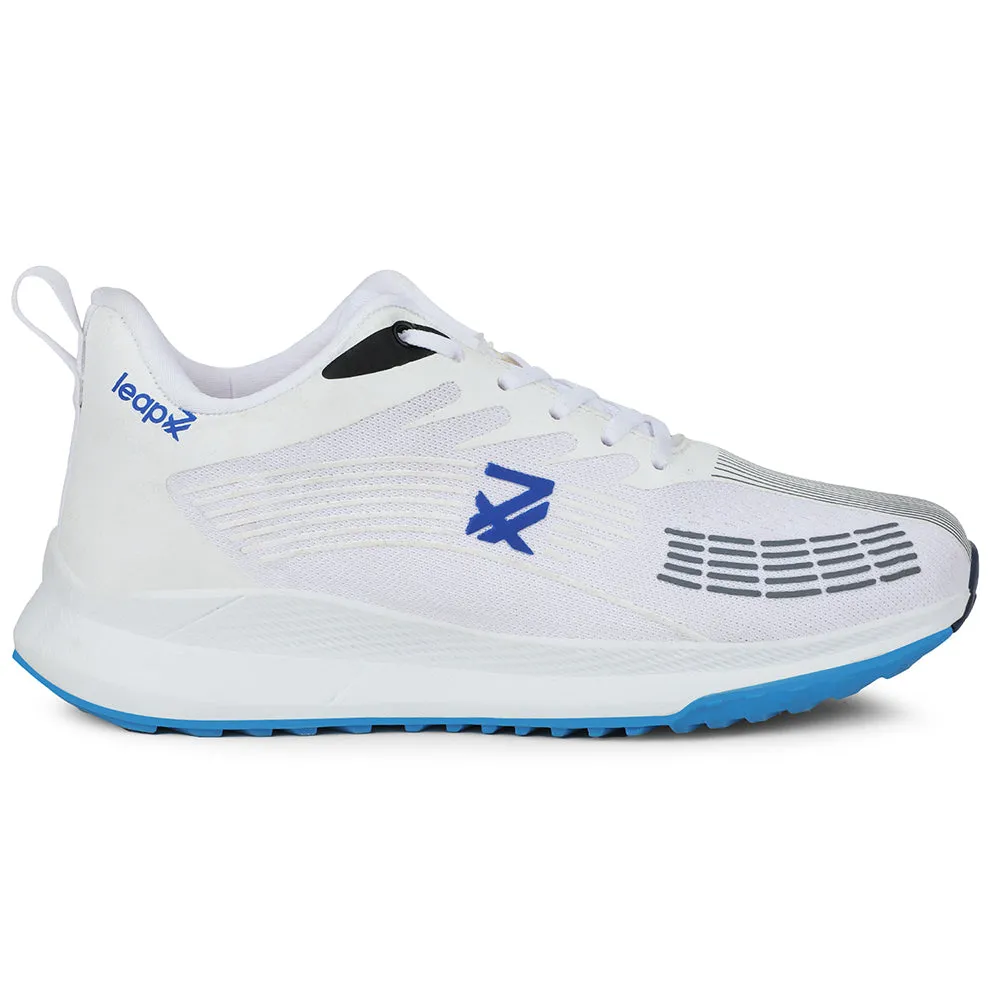 Leap7x White Lacing Sports Running Shoes For Men RW-14 By Liberty Dynamic flex running sunglasses