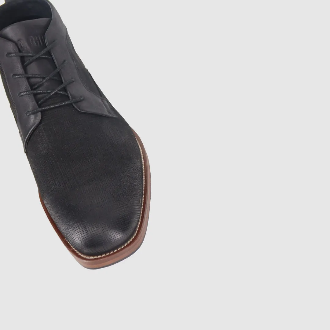 Tight Fit Protective Finish Weather Resistant User Tailor Lace Up Boots Black