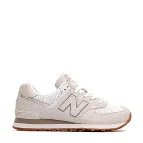 New Balance Women 574 Sea Salt WL574BEM running in a color run shoes