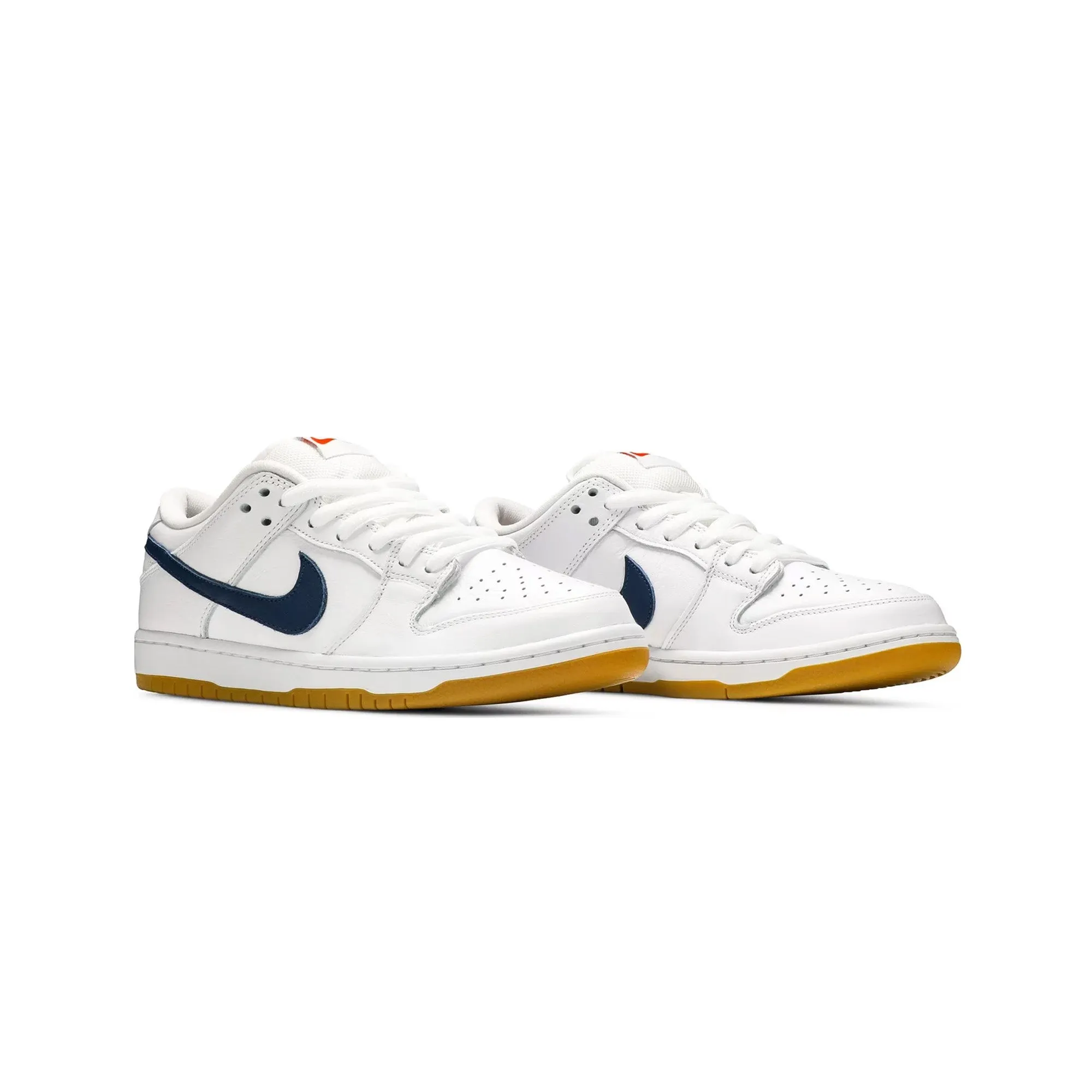 Nike SB Dunk Low Orange Label 'White Navy' (2021) Light Jog Ultra Grip Pattern