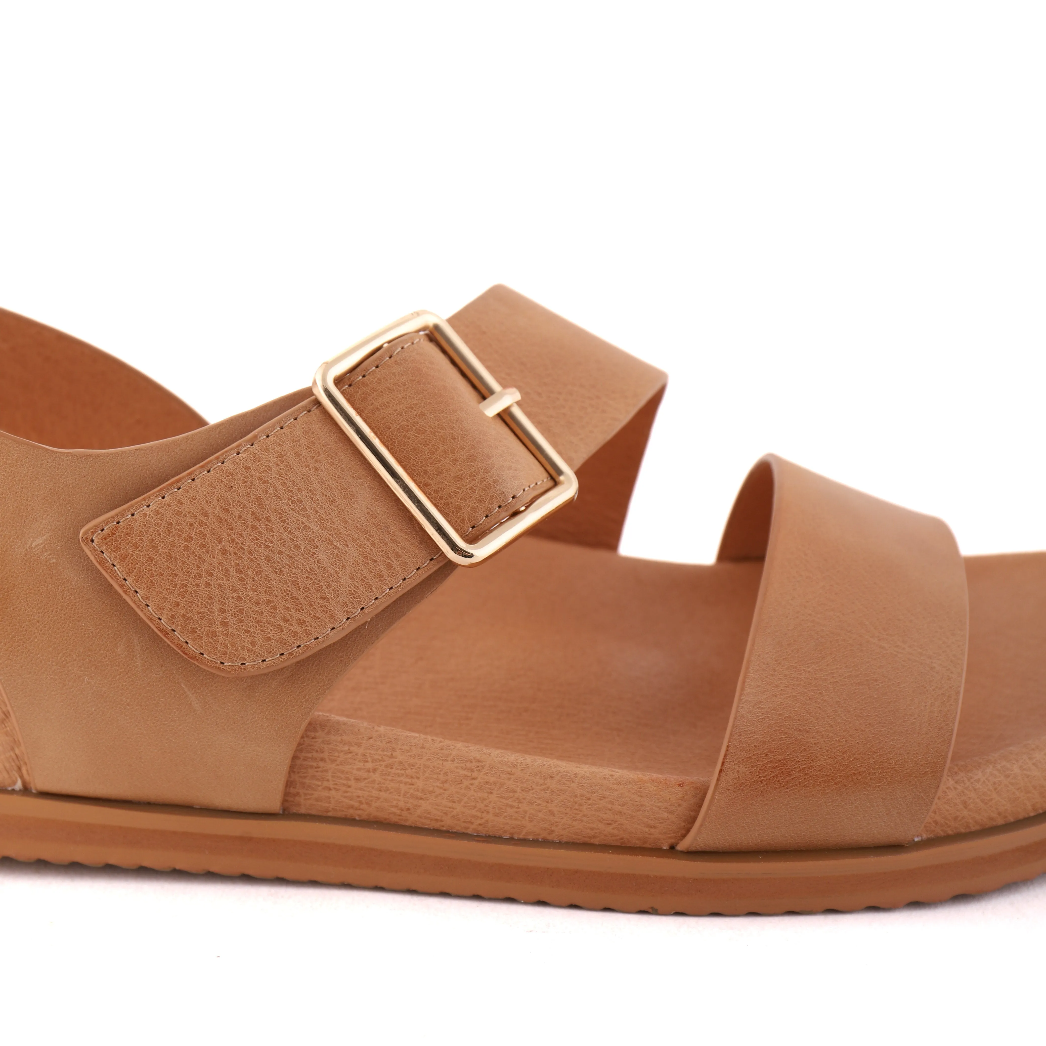 Light Slip-on Shoes RUSSELL Tan